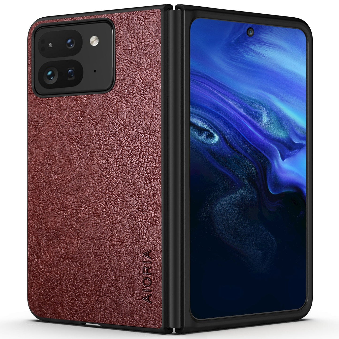 ExecuLeather Google Pixel 9 Pro Fold Case with Anti-Scratch & Camera Armor
