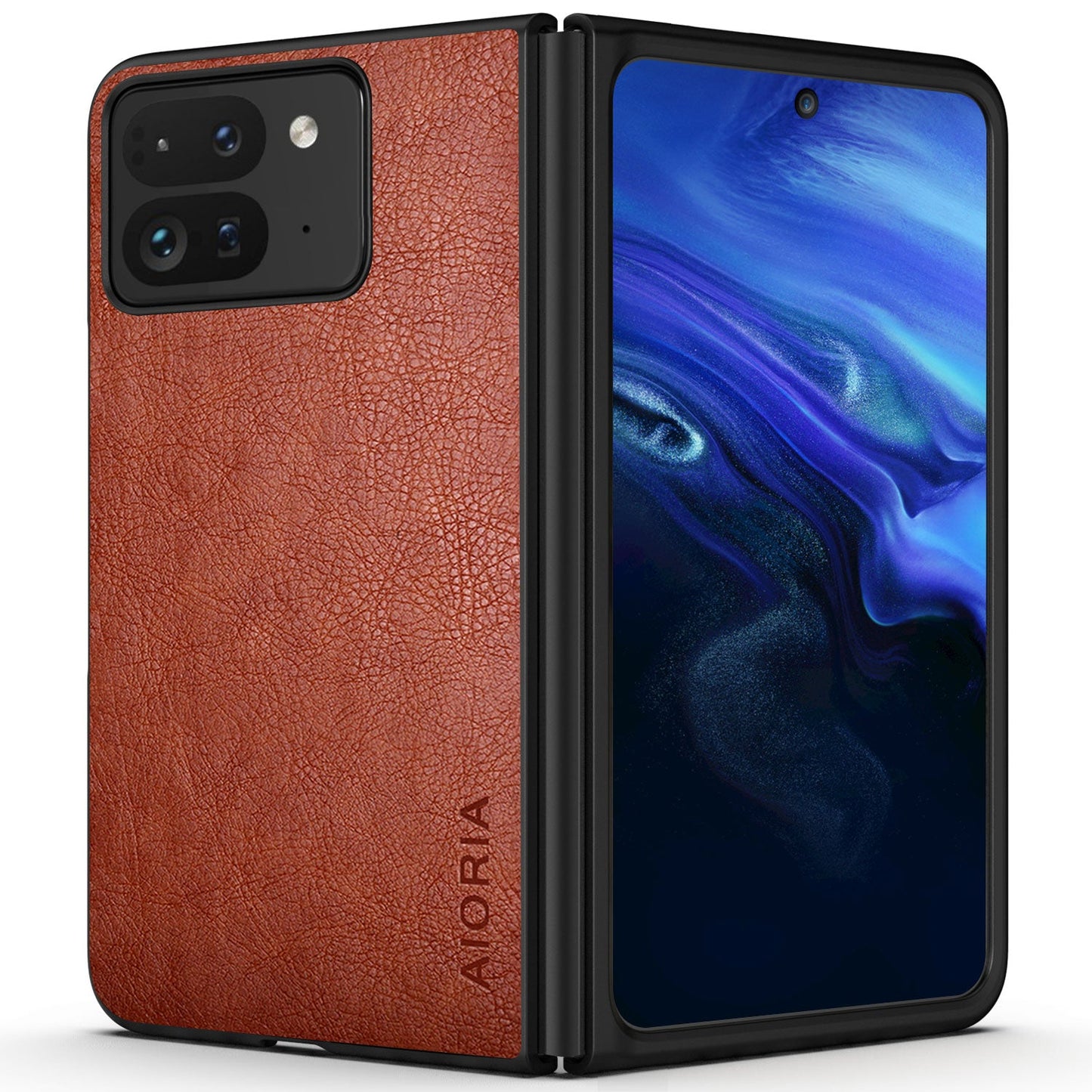 ExecuLeather Google Pixel 9 Pro Fold Case with Anti-Scratch & Camera Armor