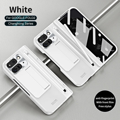 FlexGuard Google Pixel 10, 9 Pro Fold Case with Stylus Slot & Bracket Stand