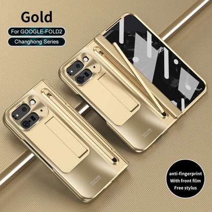 FlexGuard Google Pixel 10, 9 Pro Fold Case with Stylus Slot & Bracket Stand