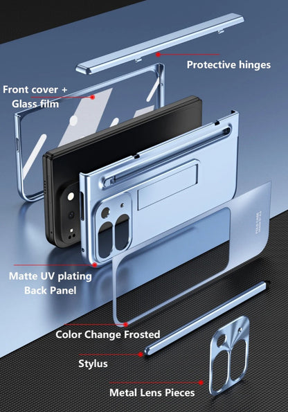 FlexGuard Google Pixel 10, 9 Pro Fold Case with Stylus Slot & Bracket Stand