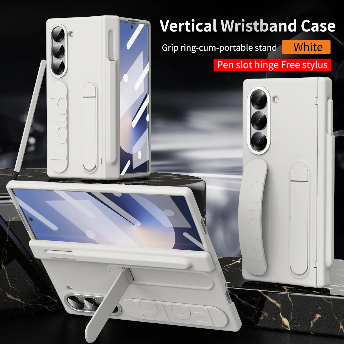 SlimEdge Pro™ Z Fold Series Case with Pen Slot & Full Hinge Defense