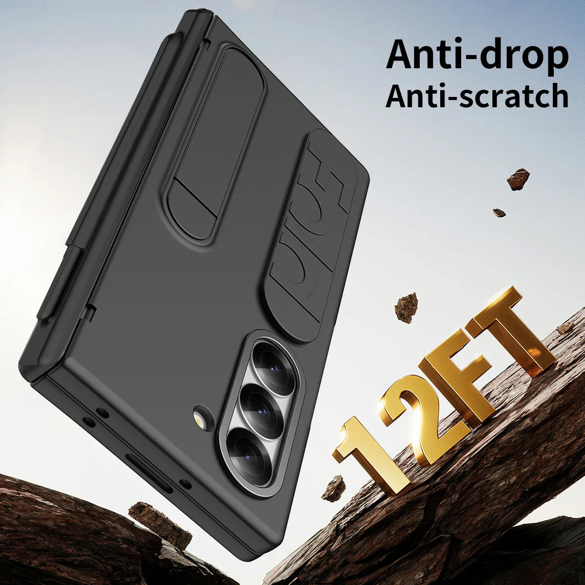 SlimEdge Pro™ Z Fold Series Case with Pen Slot & Full Hinge Defense