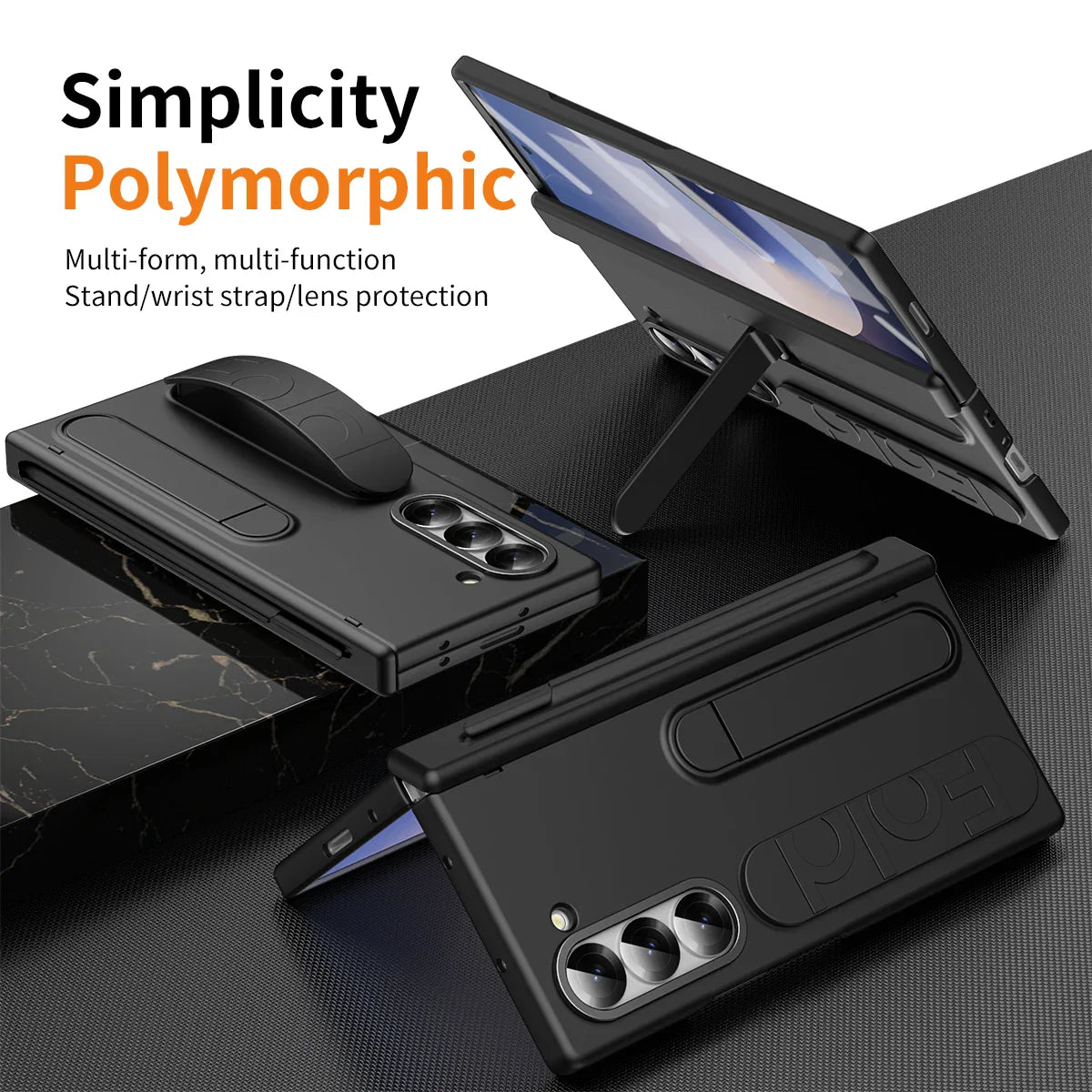 SlimEdge Pro™ Z Fold Series Case with Pen Slot & Full Hinge Defense