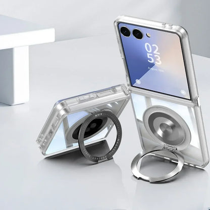 MagArmor Galaxy Z Flip 7 & 6 Magnetic Case with 360° Ring Stand